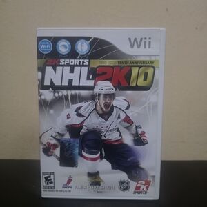 NHL 2K10 Hockey Game (Nintendo Wii, 2009) Tested-Working No Manual